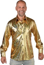 Gouden Blouse Heren Hologram