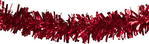 Brandvertragende Folie Draaiguirlande Rood 10m