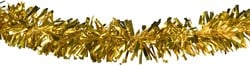 Brandvertragende Folie Draaiguirlande Goud 10m (Ø 20cm, PVC)