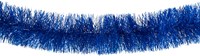 Brandvertragende Folie Draaiguirlande Blauw Fijn 5m