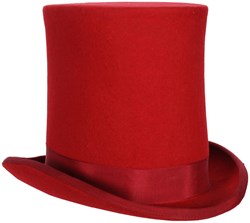 Hoge Hoed Rood - 21cm