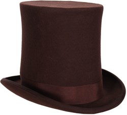 Hoge Hoed Bruin - 21cm