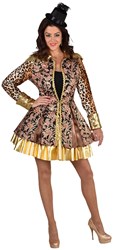 Carnavalsjas Dames Panter-Roségoud