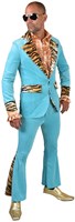 Pooier Outfit Pimp Turquoise-Tijger