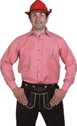 Tiroler Blouse Heren Geruit 