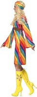 Hippie Jurkje Rainbow voor dames (zijkant)