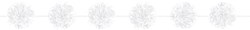 Guirlande Fluffy Wit - 3,65m