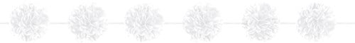 Guirlande Fluffy Wit - 3,65m
