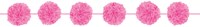 Guirlande Fluffy Pink - 3,65m
