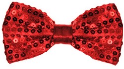 Pailletten Strik Rood