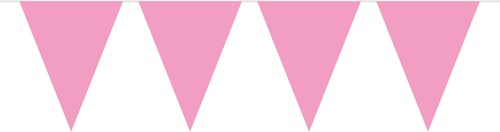Vlaggenlijn Roze (10m)