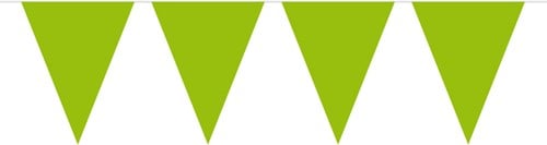 Vlaggenlijn Lime Groen (10m)