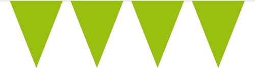 Vlaggenlijn Lime Groen (10m)