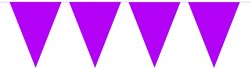 Vlaggenlijn Paars (10m)