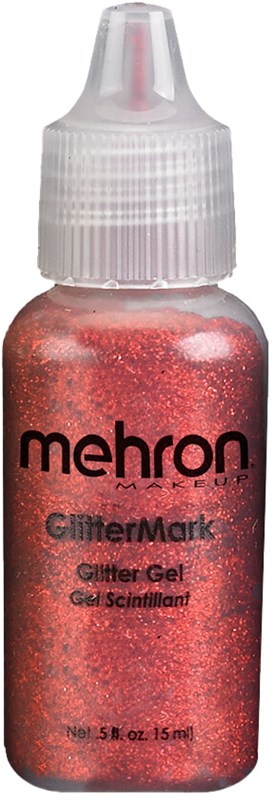 Mehron GlitterMark Red - 15ml