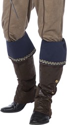 Beenkappen Musketier Blauw-Bruin Luxe