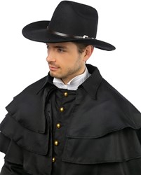 Cowboyhoed Texas Zwart Luxe