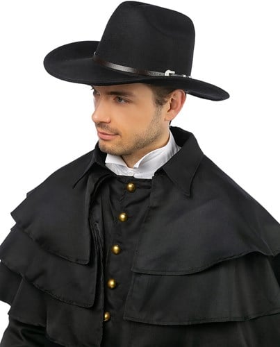 Cowboyhoed Texas Zwart Luxe