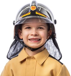 Brandweerhelm Chroom Verstelbaar