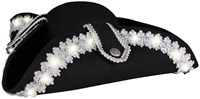 Driesteek Zwart-Zilver met Witte LED-verlichting 