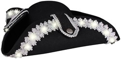 Driesteek Zwart-Zilver met Witte LED-verlichting 