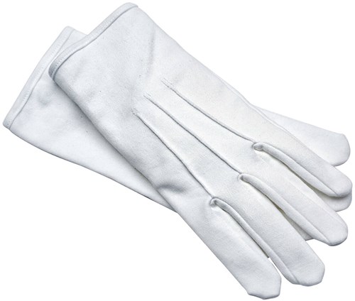 Witte Handschoenen Luxe (Hoge Kwaliteit)