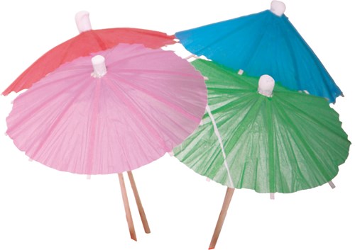 Taartparasols 15 stuks