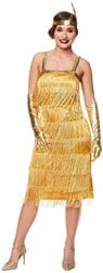 Flapper Jurk Charleston Goud