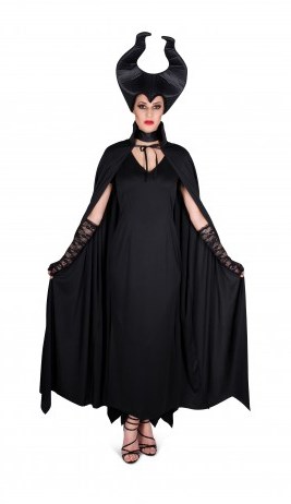 Deluxe Maleficient kostuum voor vrouw. Volgende dag geleverd