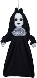 Halloween Hangdecoratie Pop met LED-Ogen (75cm)