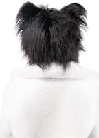 Furry Muts Kat - Zwart-Wit (achterkant)