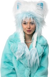 Furry Muts Poolvos - Blauw-Wit