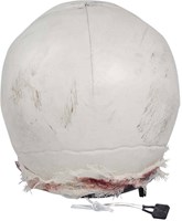 Doodshoofd met Beweging, Geluid en Licht - 24cm (achterkant)