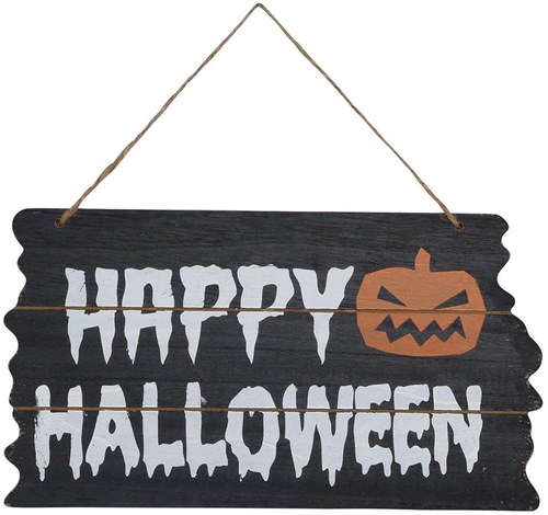 Halloween Bord Happy Halloween - 34x19cm
