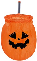Trick or Treat Zakje Met Stok Pompoen