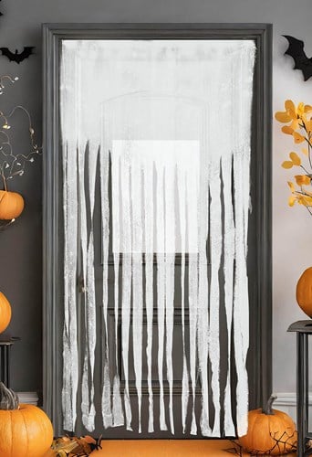 Halloween Deurgordijn Wit - 100x200cm
