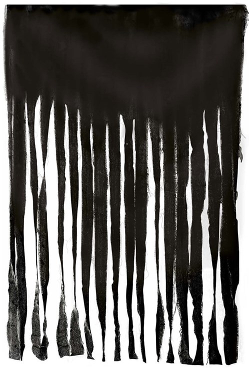 Halloween Deurgordijn Zwart - 100x200cm