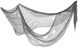 Halloween Decoratiedoek Grijs - 76x228cm