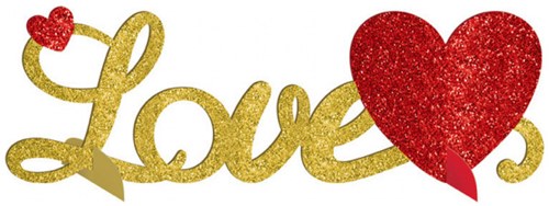 Tafeldeco Love - 35cm