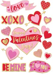 Raamstickers Valentijn (15st)