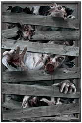 Halloween Raamdecoratie Zombies