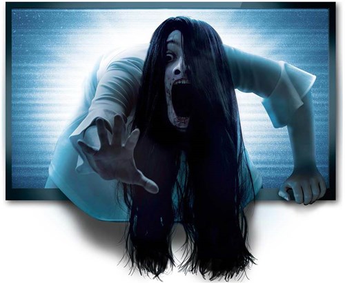 Halloween Wanddeco Possessed Zelfklevend - 70x80cm