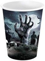 Halloween Bekers Graveyard 240ml - 6st