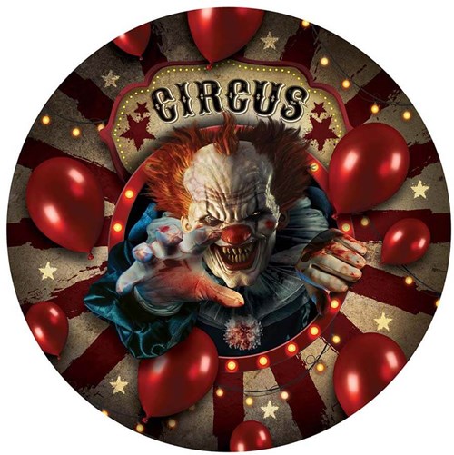 Halloween Borden Horror Clown 23cm - 6st