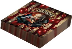 Halloween Servetten Horror Clown 33x33cm - 12st