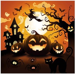 Servetten Halloween Pumpkin (12st)