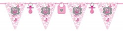Vlaggenlijn Geboorte Meisje - It's a Girl Luxe(6m)
