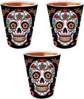Halloween Shotglaasje Day of the Dead - 3st