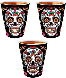 Halloween Shotglaasje Day of the Dead - 3st