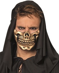 Masker Onderkaak Skelet Goud